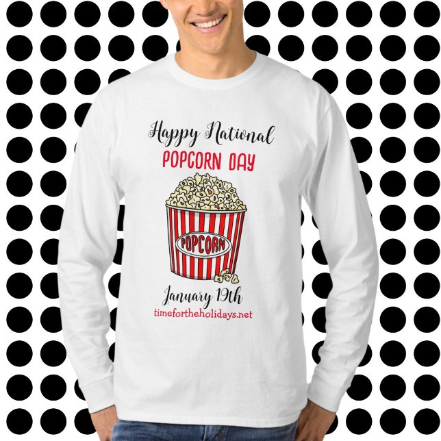 Folkmajsdagen i lycklig - 19 januari t shirt (Skapare uppladdad)