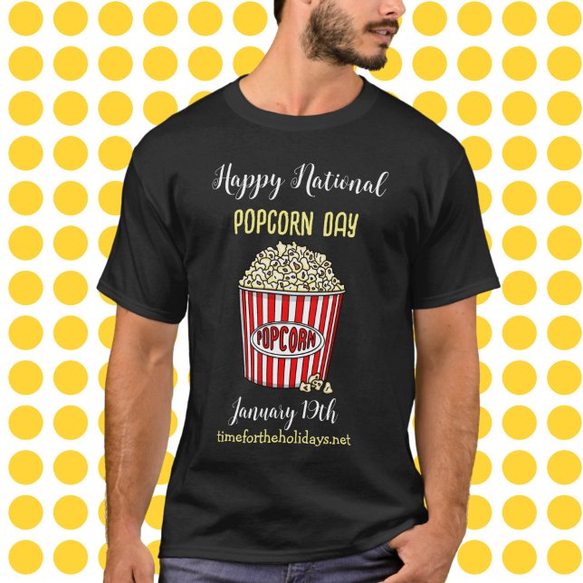 Folkmajsdagen i lycklig - 19 januari t shirt (Skapare uppladdad)