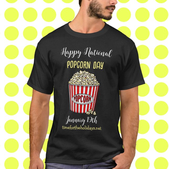 Folkmajsdagen i lycklig - 19 januari t shirt (Skapare uppladdad)