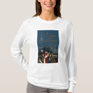 Folkmassa som blåser Horns T-shirt
