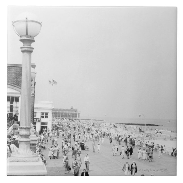 Folkmassor 2 kakelplatta (Framsidan)