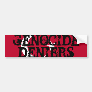 Folkmord Deniers Bumper Sticker Bildekal