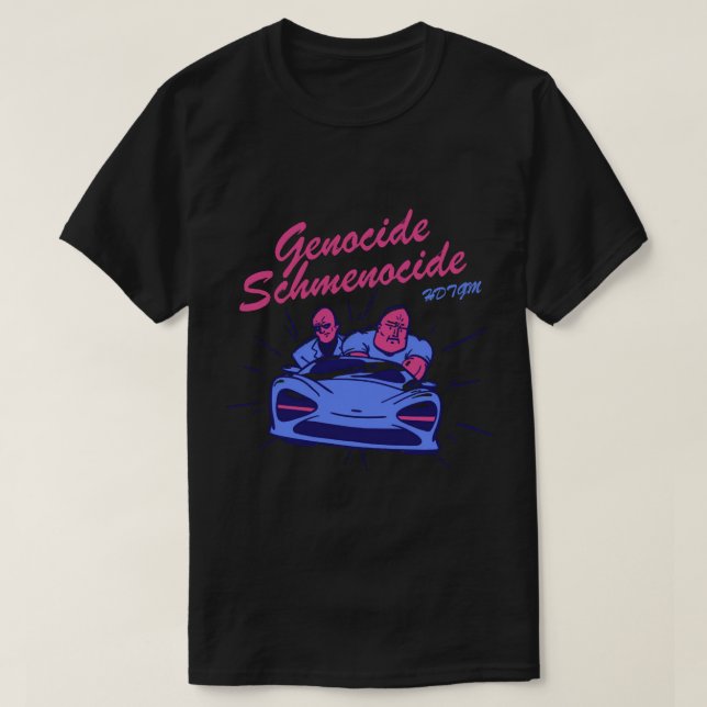 Folkmord Schmenocide T-Shirt (Design framsida)
