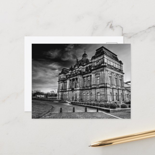 Folkpalats, Glasgow-Grönt, Glasgow-vykort Vykort (Fram/Back In Situ)