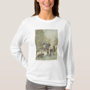 Folkräkning av handelsresandear i frankriken tee shirt