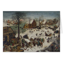 Folkräkning på Bethlehem av Pieter Bruegel