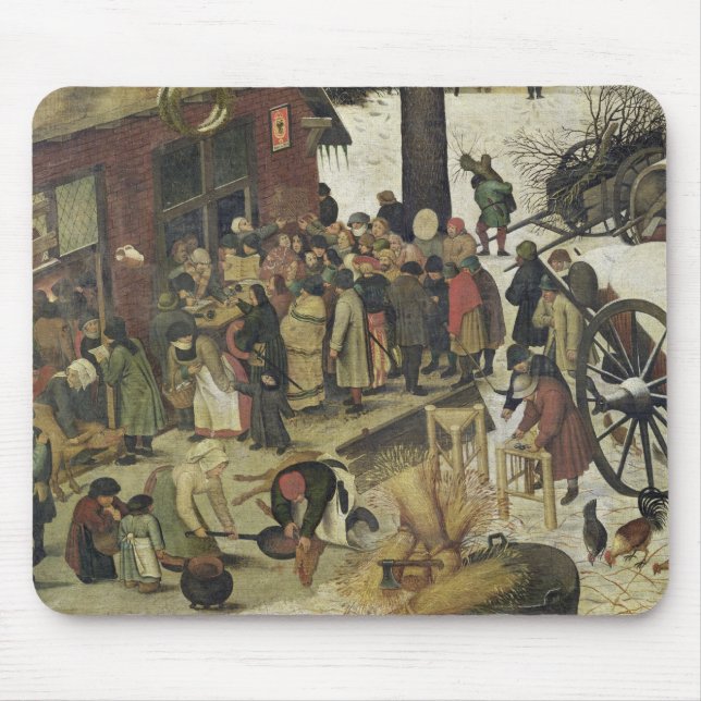 Folkräkningen på Bethlehem 2 Musmatta (Framsidan)