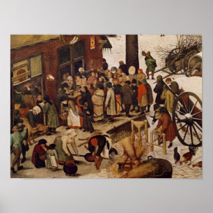 Folkräkningen på Bethlehem, specificerar av Poster