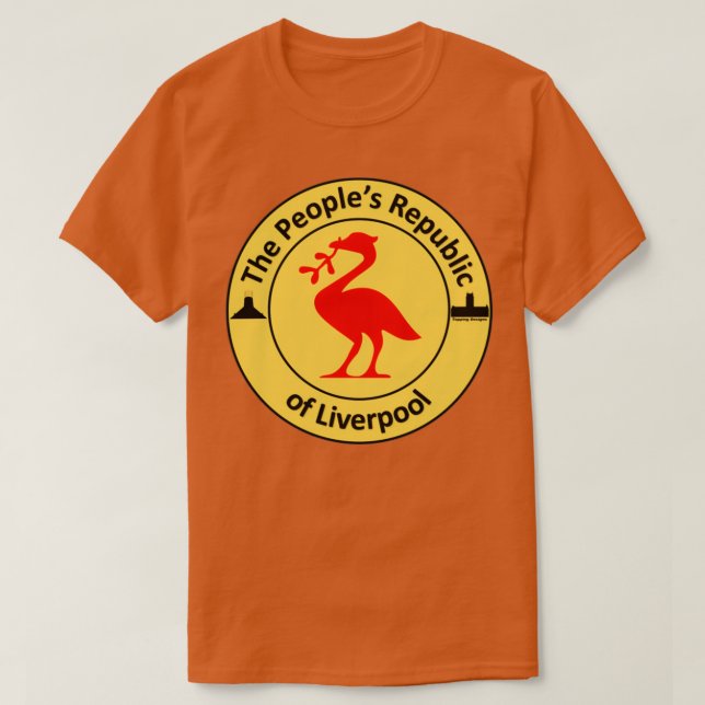 Folkrepubliken Liverpool RED T Shirt (Design framsida)