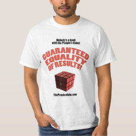 Folks kub - garanterad jämställdhet av resultat t-shirt