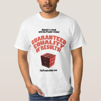 Folks kub - garanterad jämställdhet av resultat t-shirt
