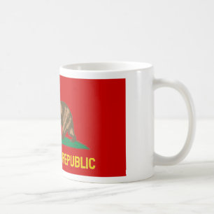 Folks republik av Kalifornien den röda Kaffemugg
