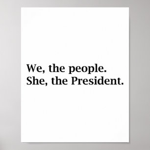 Folkstödet Kamala Harris till president 2020 Poster