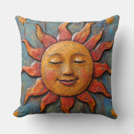 Folksy Celestial Sol Kudde