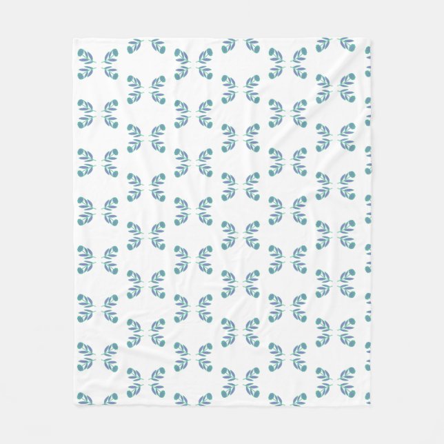 Folksy Flower Blanket Fleecefilt (Framsidan)