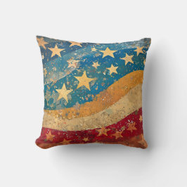 Folksy Stars och stripes Kudde