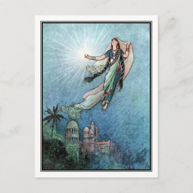 Folktal av Bengal av Warwick Goble Vykort (Framsida)