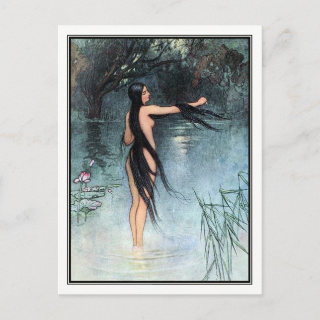 Folktal av Bengal av Warwick Goble Vykort (Framsida)