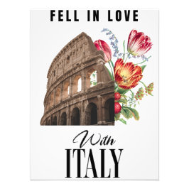 Föll i kärlek med Italien Fototryck