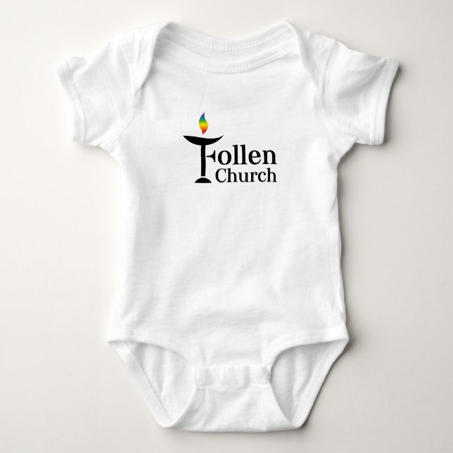 Follen Church Baby Outfit T Shirt (Framsida)