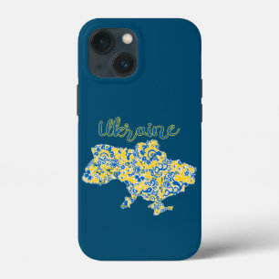 Folloc mönster och Ukraina-typografi