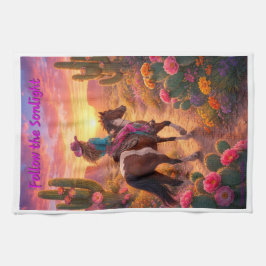 Follow the sonlight kökshandduk