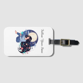 Follow The Star Celestial Dreamy Woman Portrait Bagagebricka