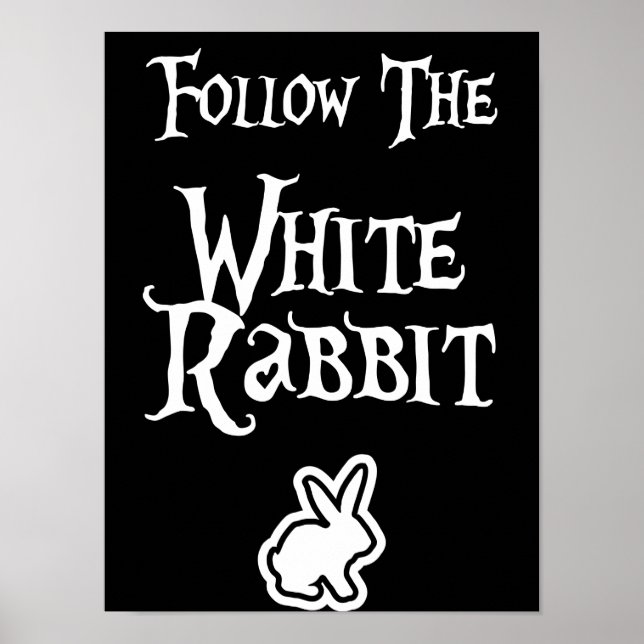 Follow the White Rabbit Poster (Framsidan)