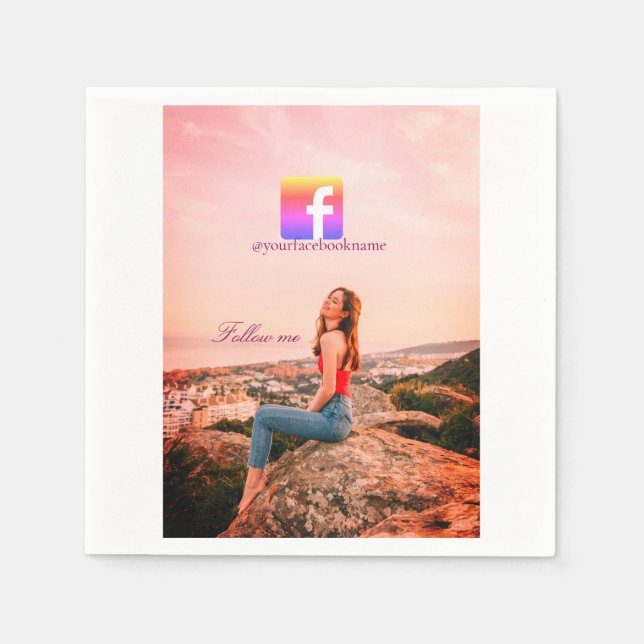 follow us facebook username social media photo  pappersservett (Framsidan)