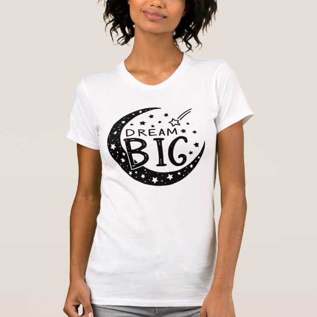 Follow Your Comet: Big Dreams Sky T-Shirt (Framsida)