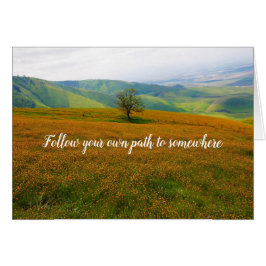 Follow your Dreams card Hälsningskort