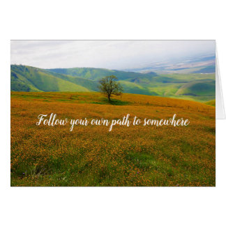 Follow your Dreams card Hälsningskort
