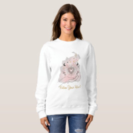 "Follow Your Heart Sweatshirt - Celestial T Shirt