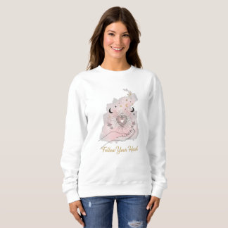 "Follow Your Heart Sweatshirt - Celestial T Shirt