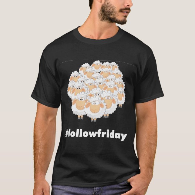 #followfriday TwitterT-tröja T-shirt (Framsida)