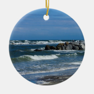 Folly Beach Atlantic Julgransprydnad Keramik