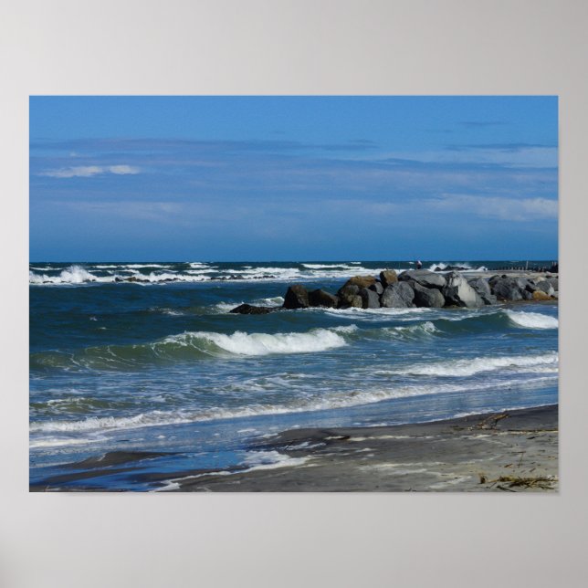 Folly Beach Atlantic Poster (Framsidan)