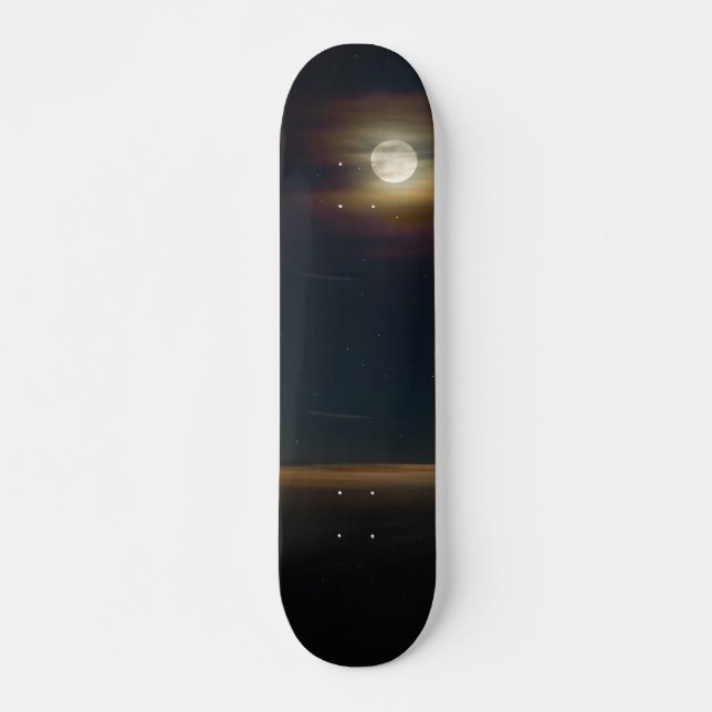 Folly Beach Night Skateboard Bräda 20,5 Cm (Framsida)