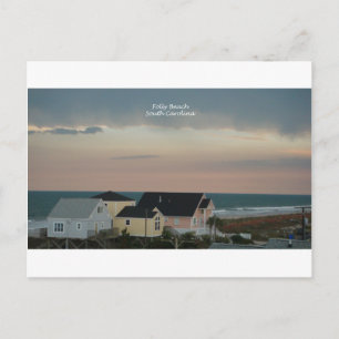 Folly Beach Pastel Vykort