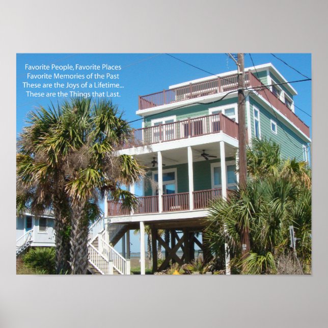 Folly Beach, SC Poster (Framsidan)
