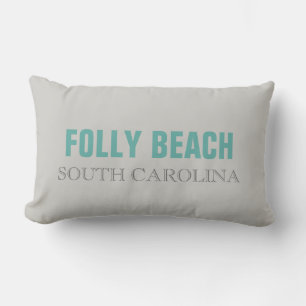 Folly Beach South Carolina Dekorativ kudde