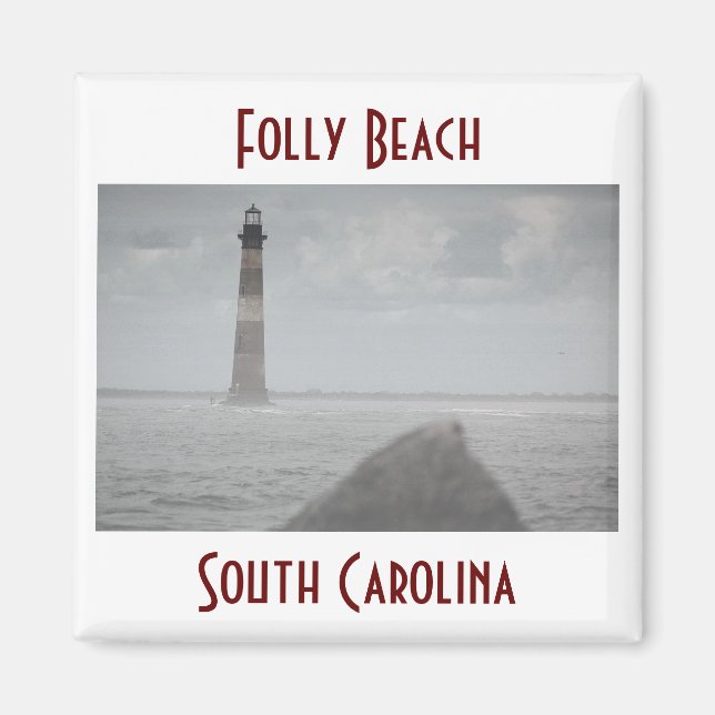Folly Beach, South Carolina Magnet (Framsidan)