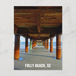 Folly Beach South Carolina Travel Photo Vykort