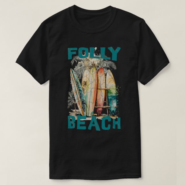 Folly Beach T Shirt (Design framsida)