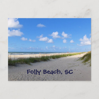 Folly Beach-vykort Vykort