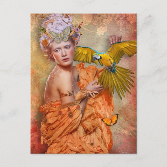 Folly Girl Post Card Vykort (Framsida)