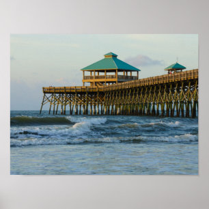 Folly Pier God Poster