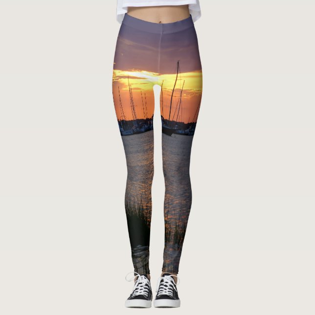 Folly River Sunset Leggings (Framsida)