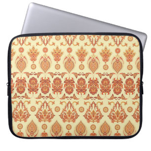 Folresc Batik Blommigt Ethnic Mönster Laptop Fodral