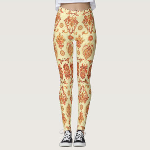 Folresc Batik Blommigt Ethnic Mönster Leggings